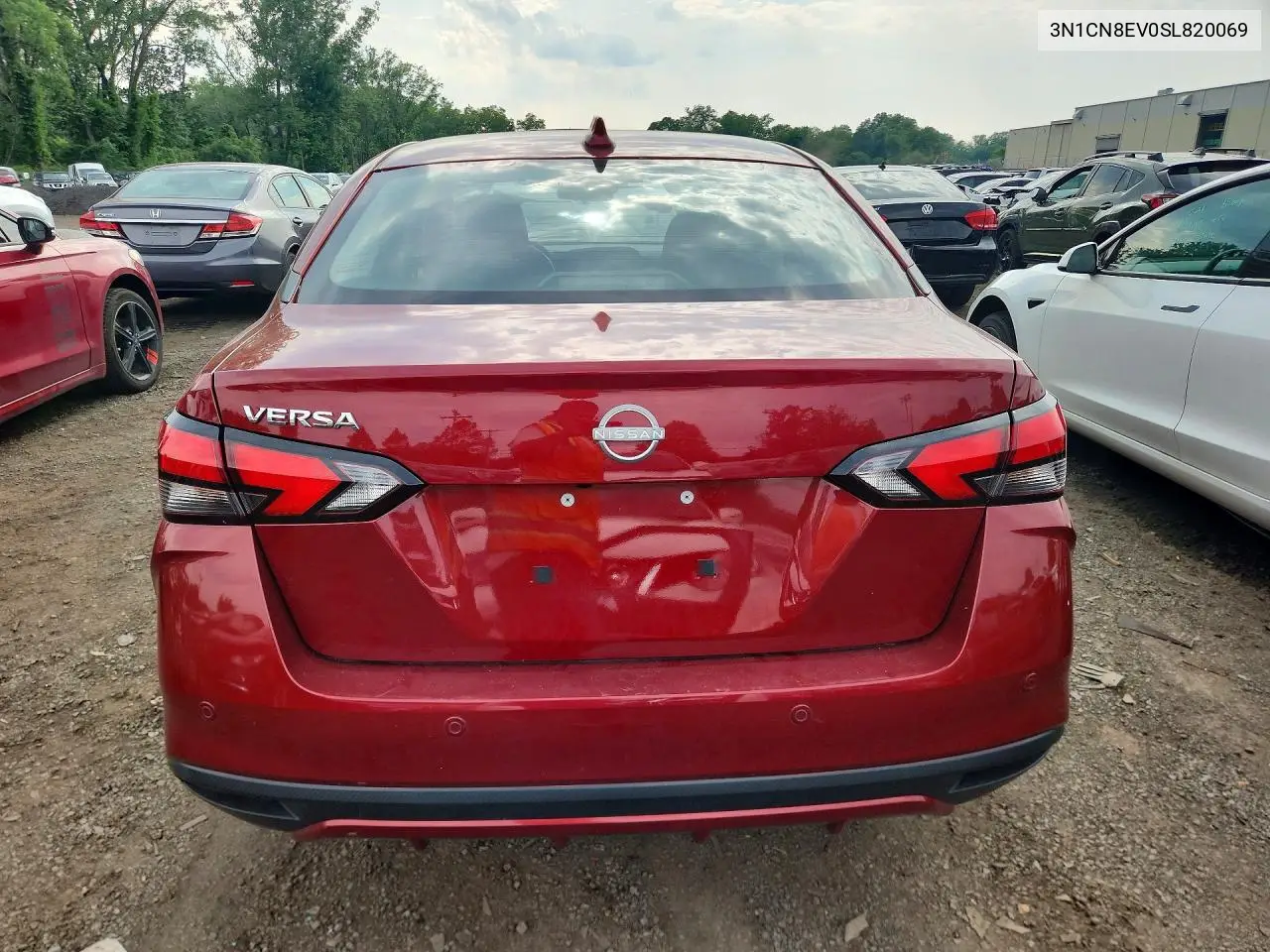 2025 Nissan Versa Sv VIN: 3N1CN8EV0SL820069 Lot: 58977346