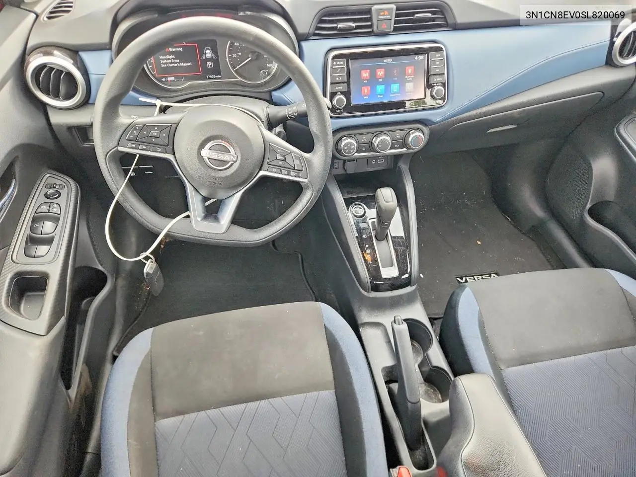 2025 Nissan Versa Sv VIN: 3N1CN8EV0SL820069 Lot: 58977346