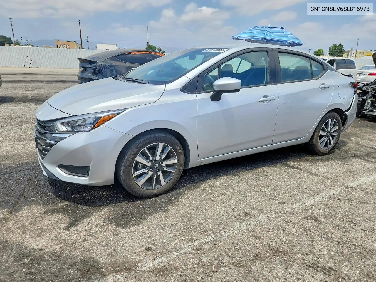 2025 Nissan Versa Sv VIN: 3N1CN8EV6SL816978 Lot: 59650966