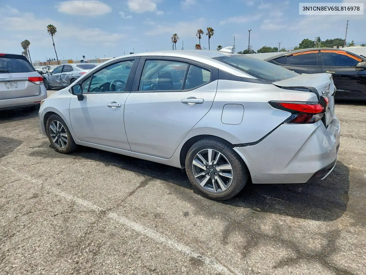 2025 Nissan Versa Sv VIN: 3N1CN8EV6SL816978 Lot: 59650966