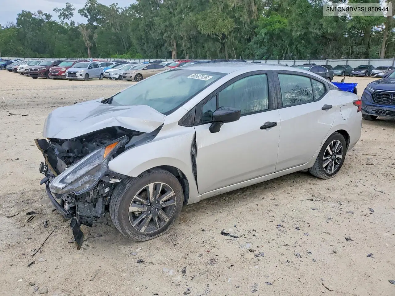 2025 Nissan Versa S VIN: 3N1CN8DV3SL850944 Lot: 60587936