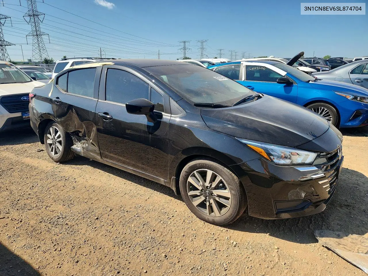 2025 Nissan Versa Sv VIN: 3N1CN8EV6SL874704 Lot: 61203406