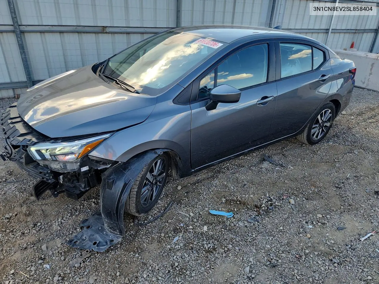 2025 Nissan Versa Sv VIN: 3N1CN8EV2SL858404 Lot: 61630706