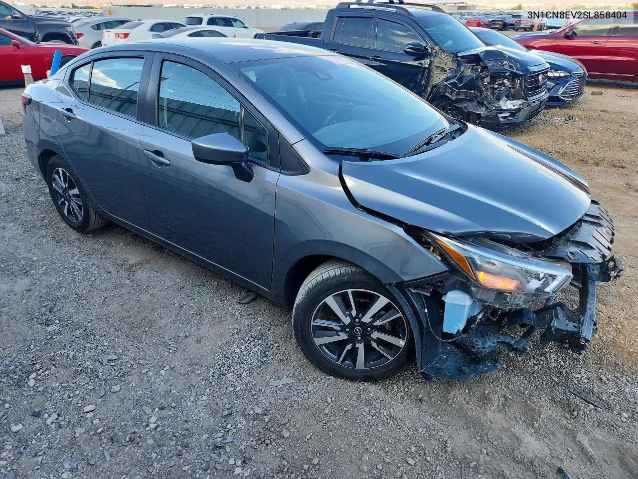 2025 Nissan Versa Sv VIN: 3N1CN8EV2SL858404 Lot: 61630706