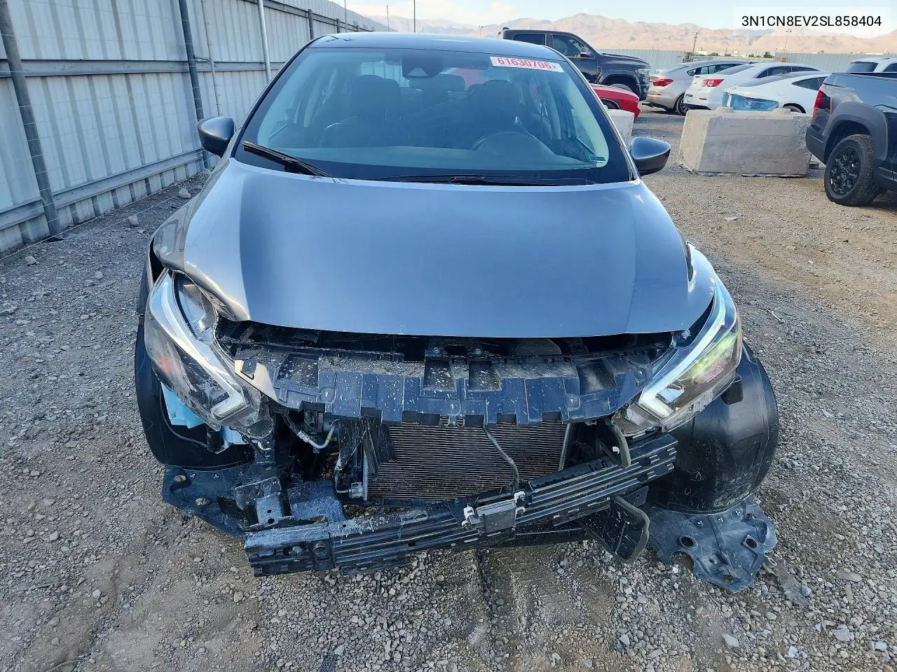2025 Nissan Versa Sv VIN: 3N1CN8EV2SL858404 Lot: 61630706