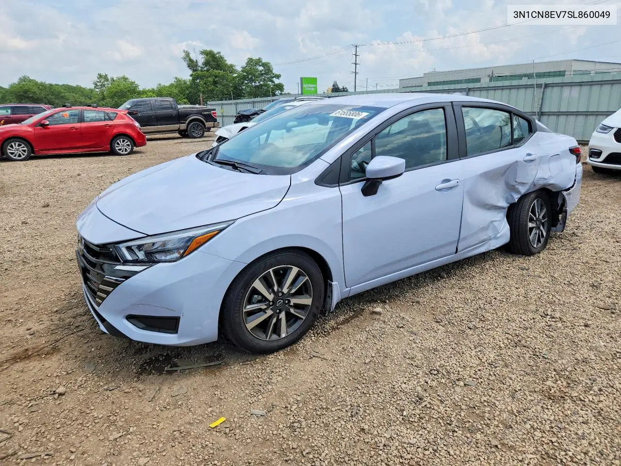 2025 Nissan Versa Sv VIN: 3N1CN8EV7SL860049 Lot: 61685806