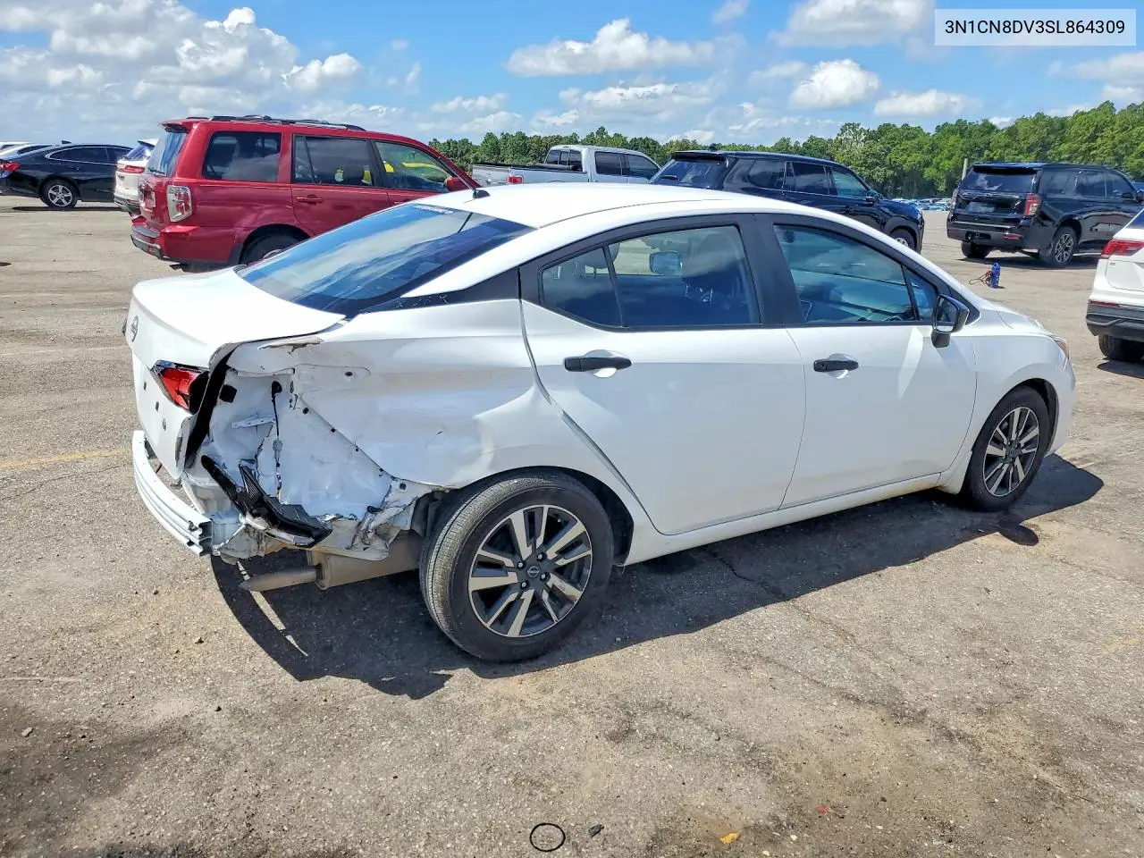 2025 Nissan Versa S VIN: 3N1CN8DV3SL864309 Lot: 61747416