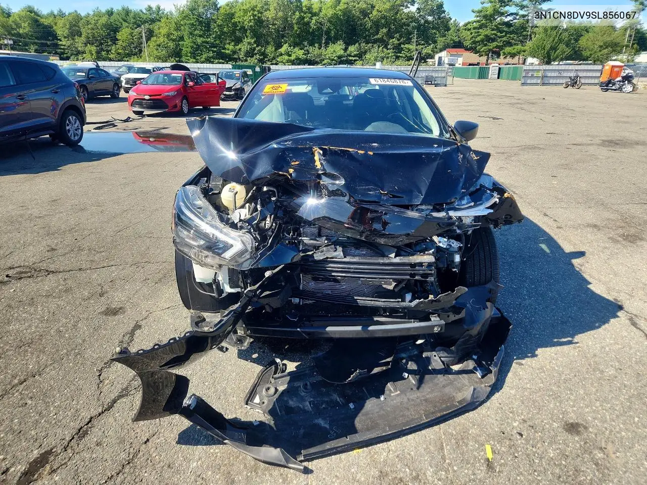 2025 Nissan Versa S VIN: 3N1CN8DV9SL856067 Lot: 61846876