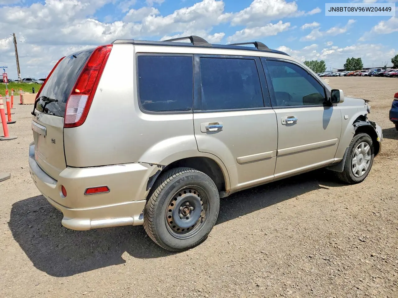2006 Nissan X-Trail Xe VIN: JN8BT08V96W204449 Lot: 58327596