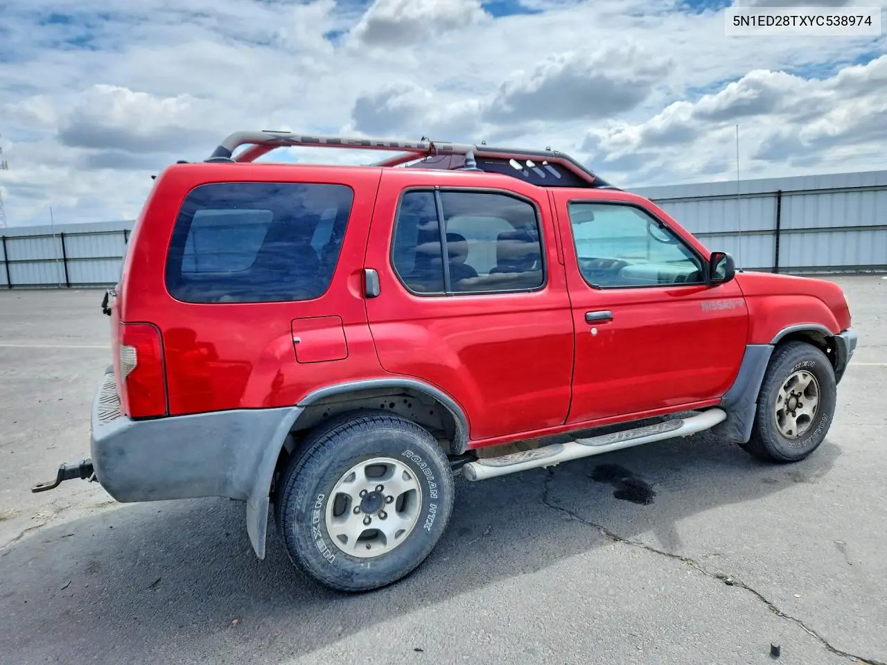 2000 Nissan Xterra Xe-V6 VIN: 5N1ED28TXYC538974 Lot: 55448066