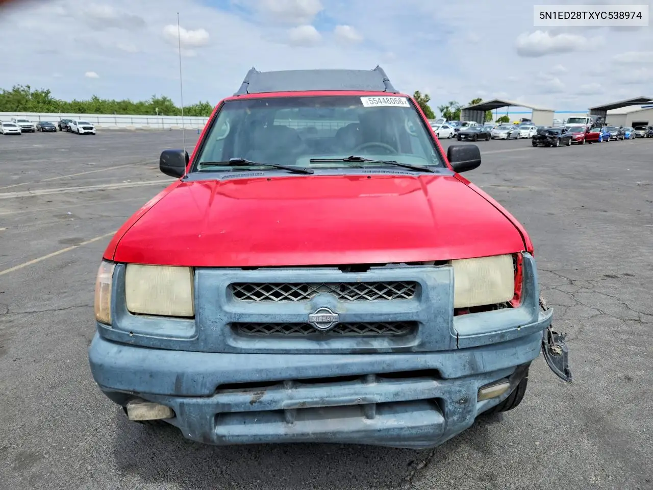 2000 Nissan Xterra Xe-V6 VIN: 5N1ED28TXYC538974 Lot: 55448066