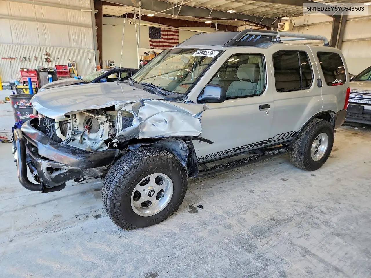 2000 Nissan Xterra Xe-V6 VIN: 5N1ED28Y5YC548503 Lot: 55932366