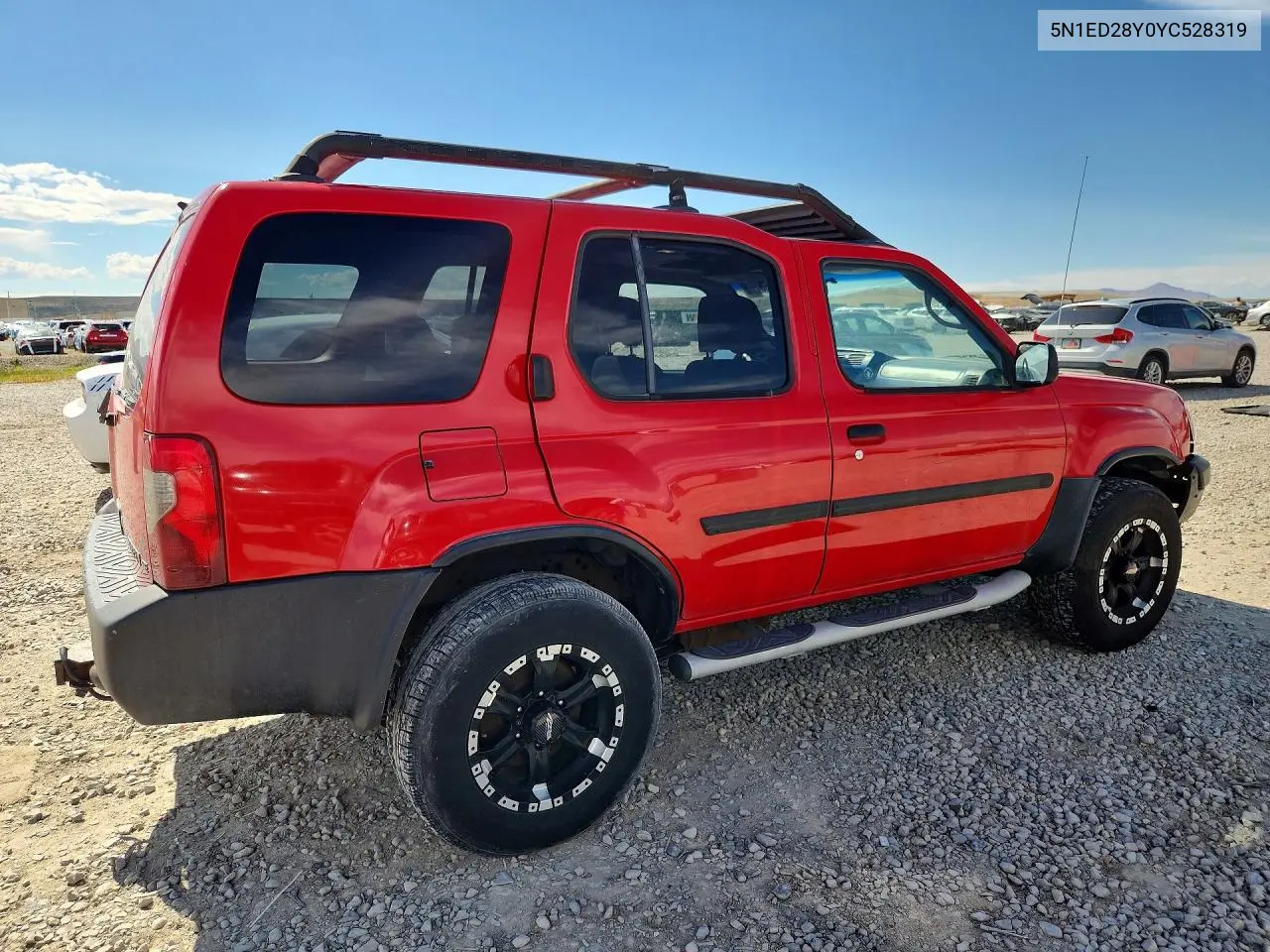 2000 Nissan Xterra Xe-V6 VIN: 5N1ED28Y0YC528319 Lot: 59553766