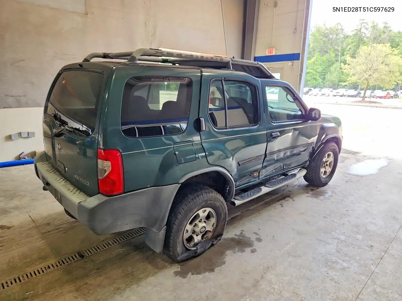 2001 Nissan Xterra Xe-V6 VIN: 5N1ED28T51C597629 Lot: 58087716