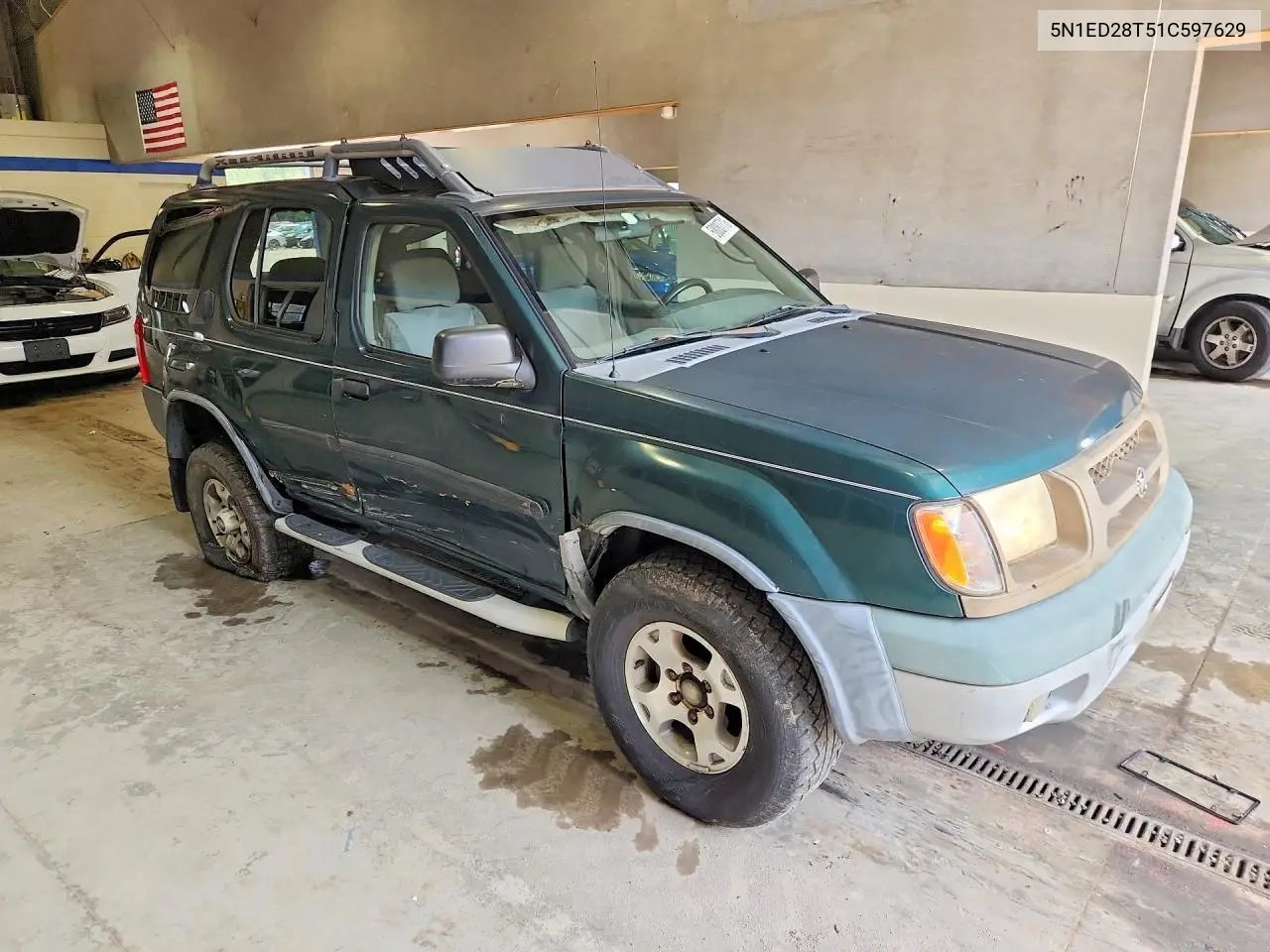 2001 Nissan Xterra Xe-V6 VIN: 5N1ED28T51C597629 Lot: 58087716