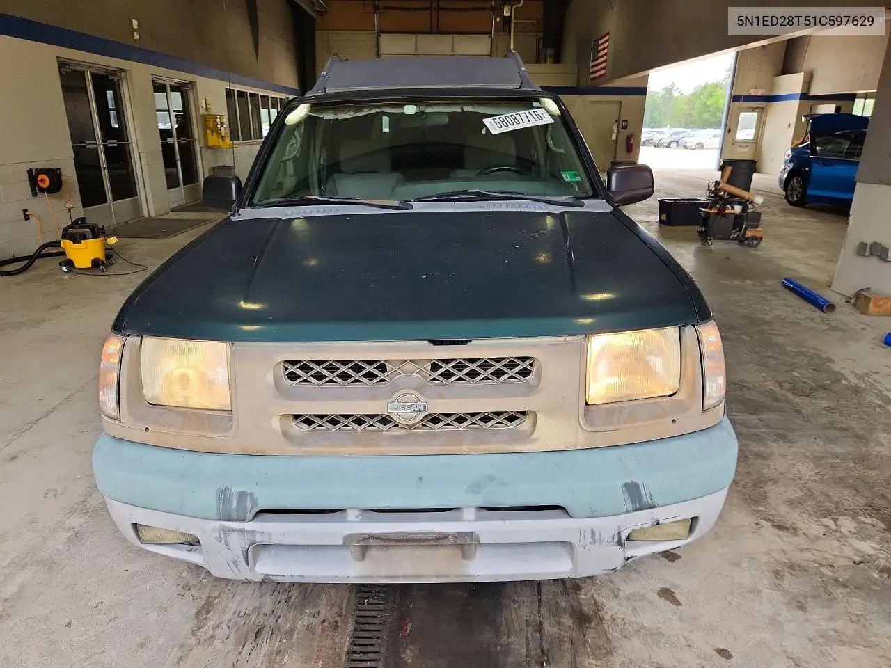 2001 Nissan Xterra Xe-V6 VIN: 5N1ED28T51C597629 Lot: 58087716