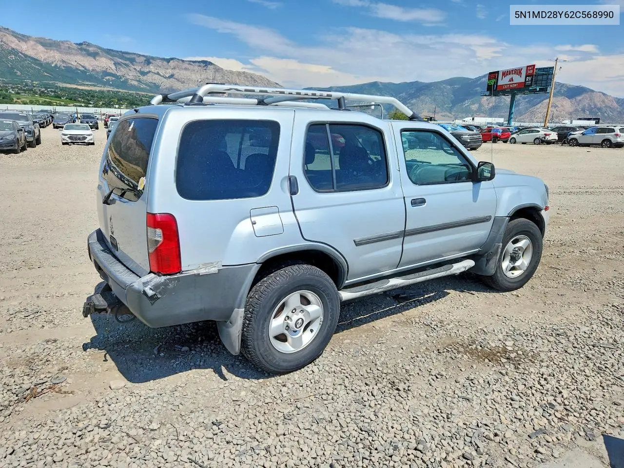 2002 Nissan Xterra Xe S VIN: 5N1MD28Y62C568990 Lot: 60993896