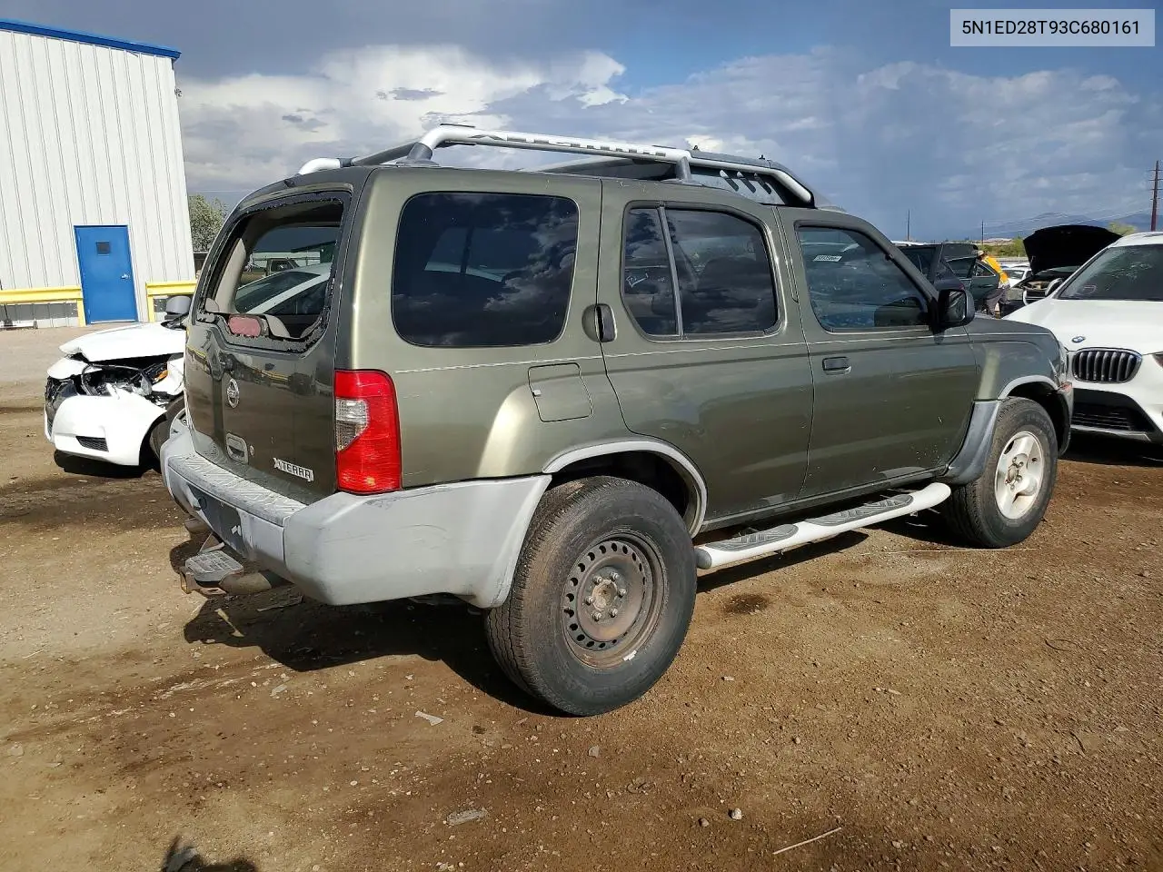 2003 Nissan Xterra Xe-V6 VIN: 5N1ED28T93C680161 Lot: 58157726