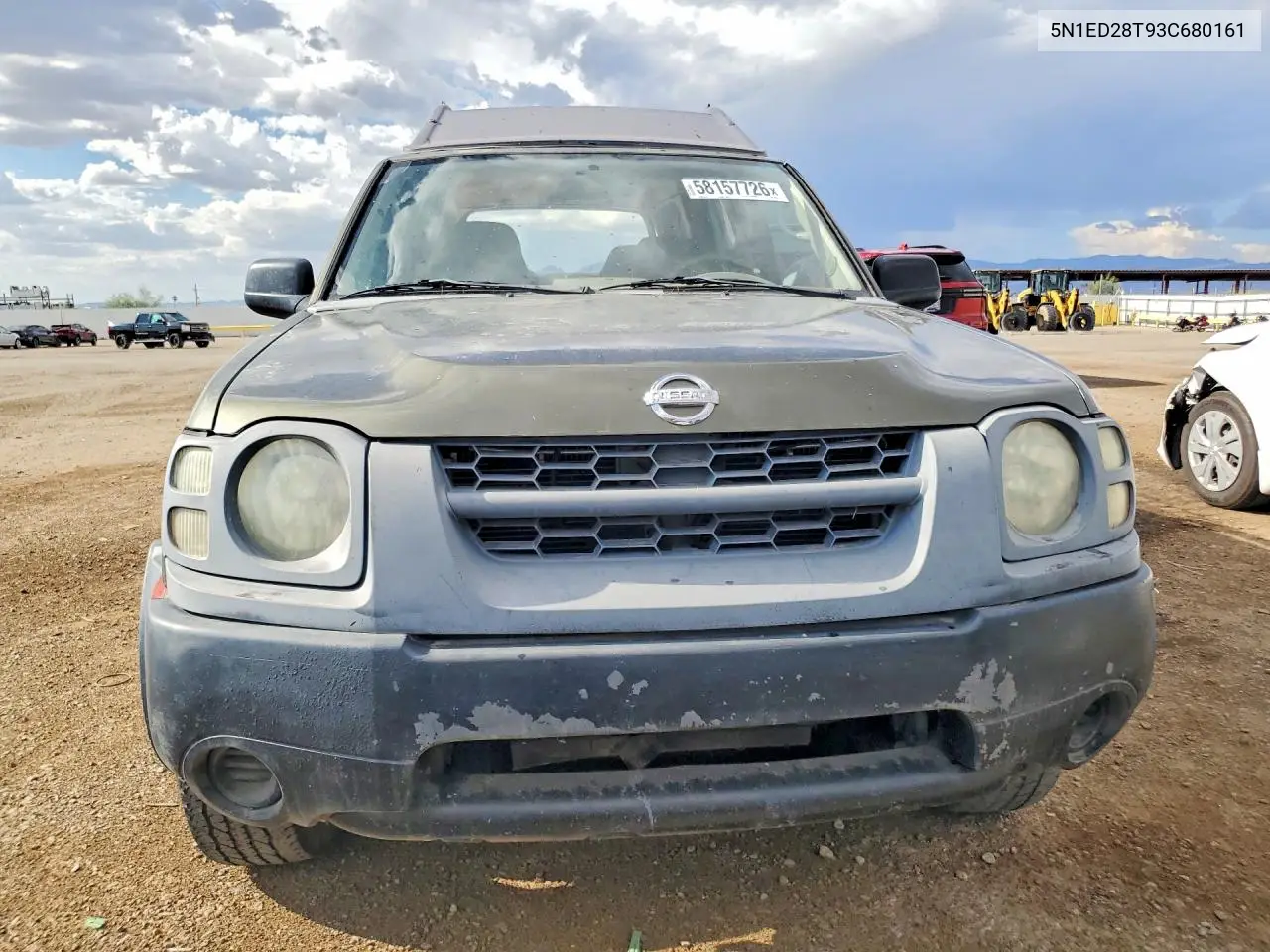 2003 Nissan Xterra Xe-V6 VIN: 5N1ED28T93C680161 Lot: 58157726