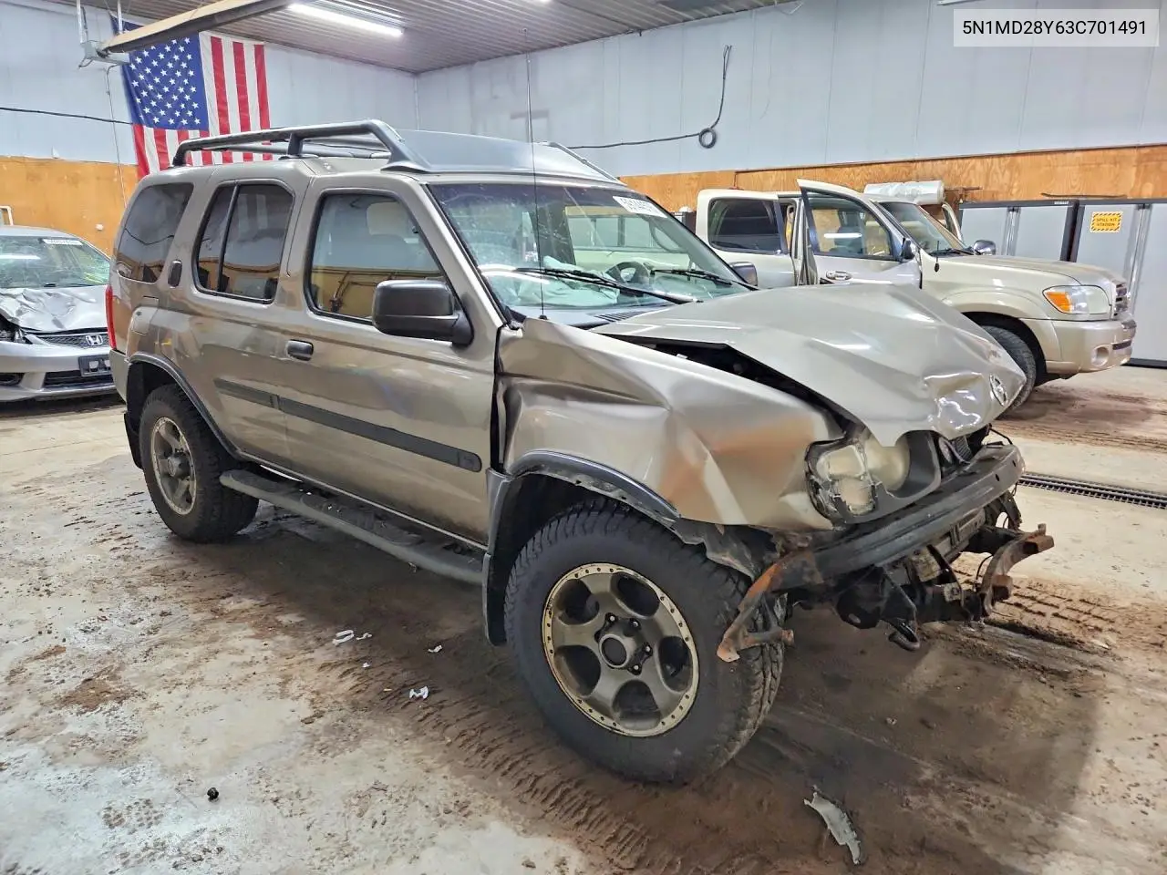 2003 Nissan Xterra Se/Sc VIN: 5N1MD28Y63C701491 Lot: 59144576