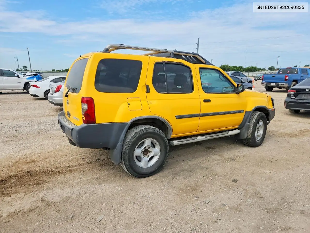 2003 Nissan Xterra Xe-V6 VIN: 5N1ED28T93C690835 Lot: 85991545