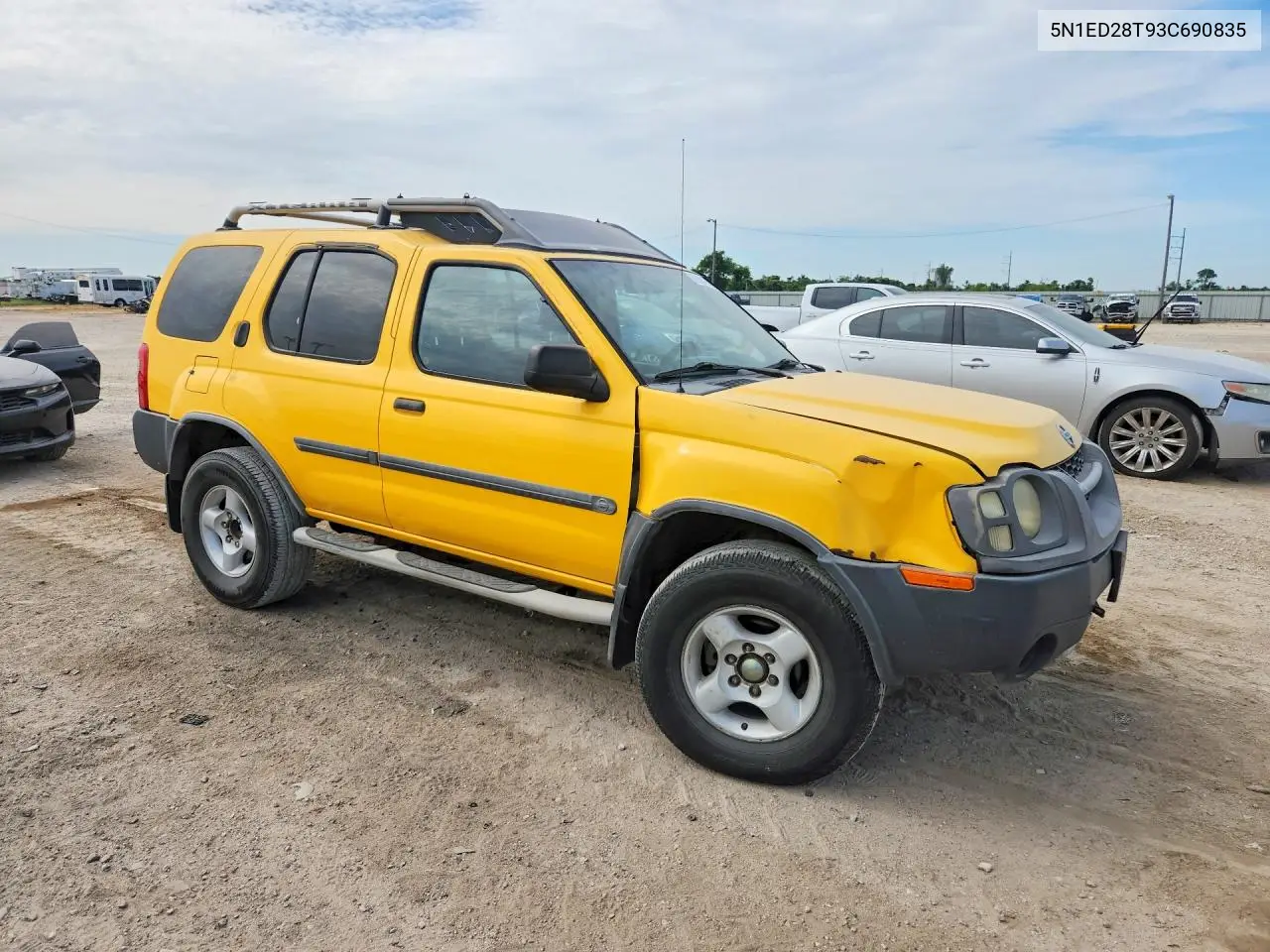 2003 Nissan Xterra Xe-V6 VIN: 5N1ED28T93C690835 Lot: 85991545