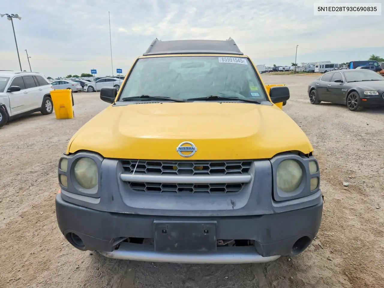 2003 Nissan Xterra Xe-V6 VIN: 5N1ED28T93C690835 Lot: 85991545