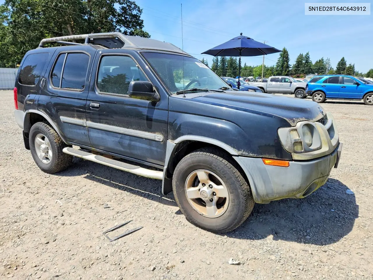 2004 Nissan Xterra Xe VIN: 5N1ED28T64C643912 Lot: 55289816