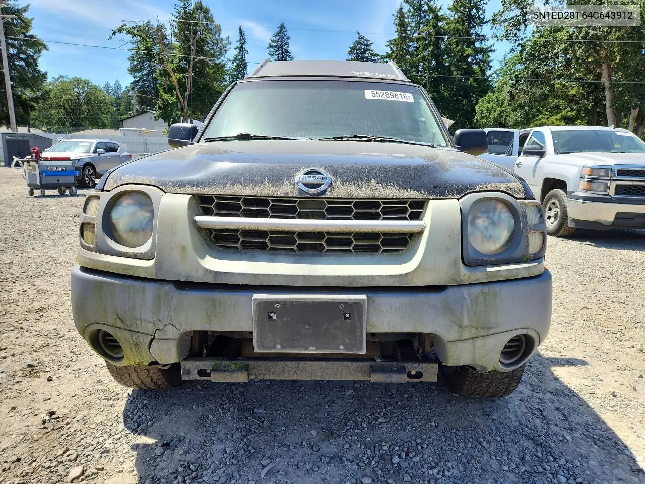 2004 Nissan Xterra Xe VIN: 5N1ED28T64C643912 Lot: 55289816