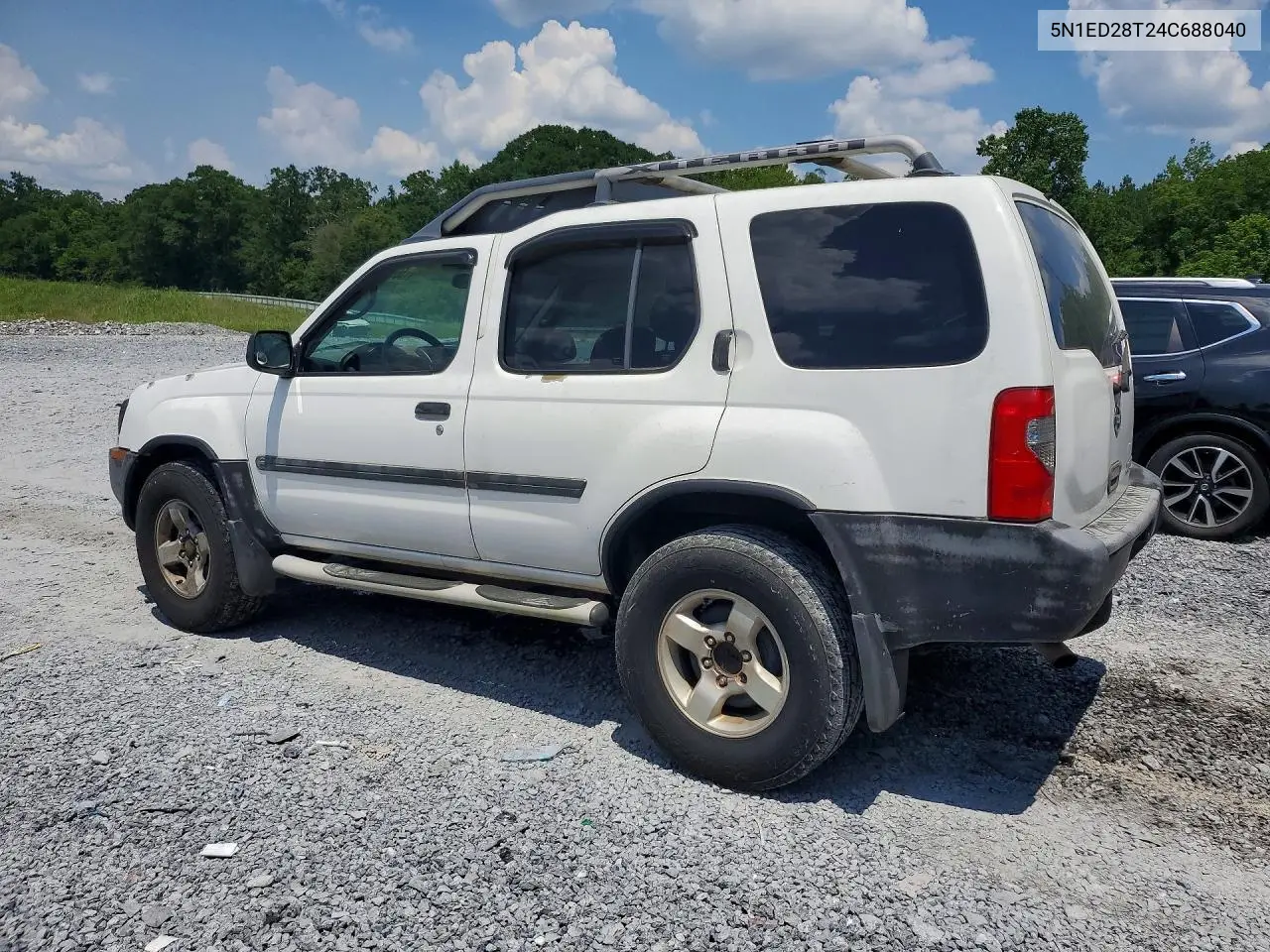 2004 Nissan Xterra Xe VIN: 5N1ED28T24C688040 Lot: 56936466