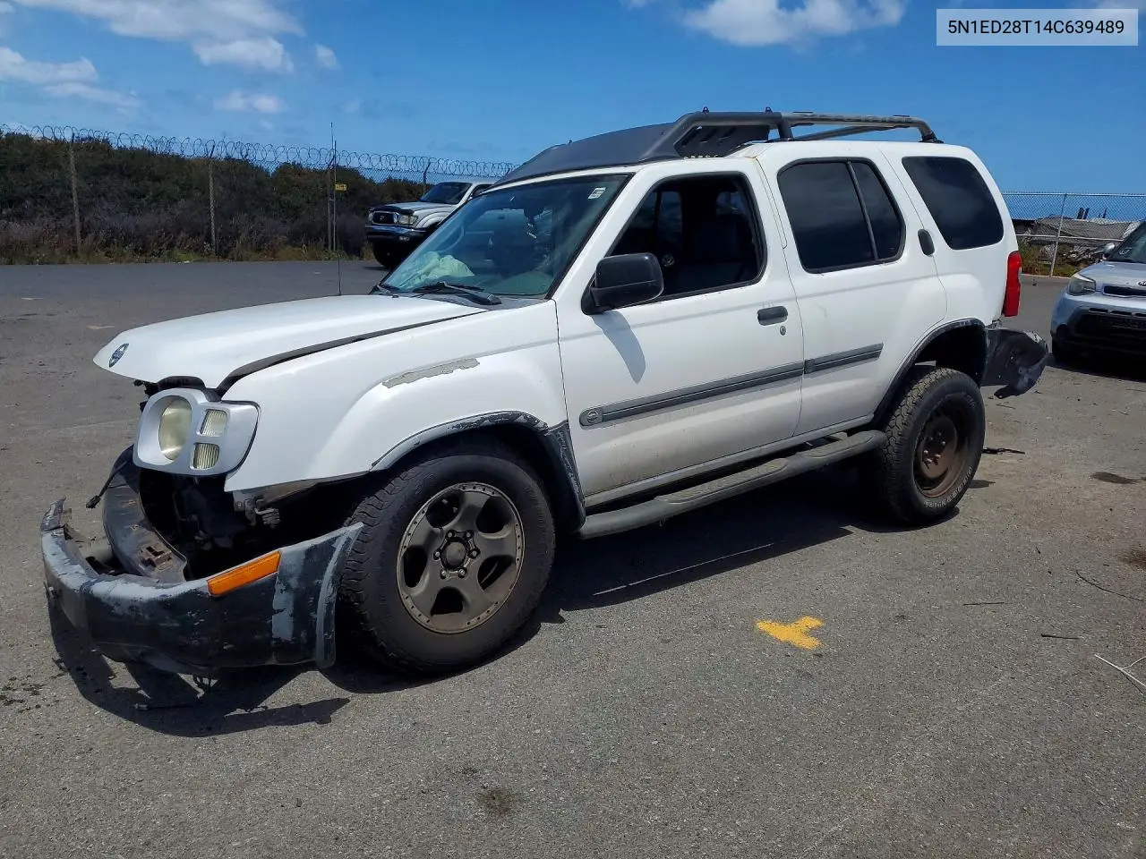 2004 Nissan Xterra Xe VIN: 5N1ED28T14C639489 Lot: 60098756