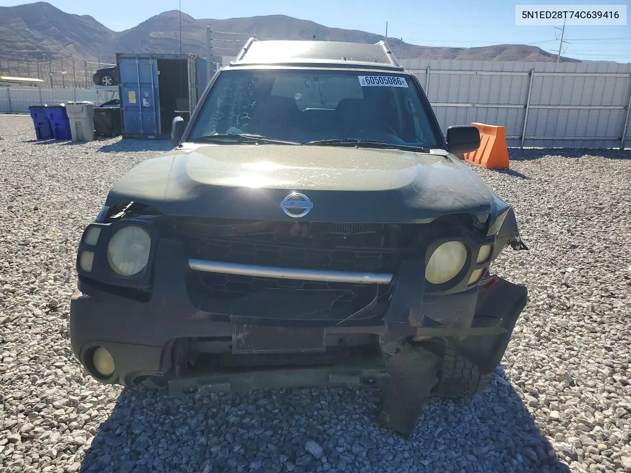 2004 Nissan Xterra Xe VIN: 5N1ED28T74C639416 Lot: 60505086