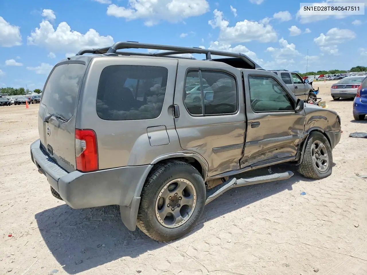2004 Nissan Xterra Xe VIN: 5N1ED28T84C647511 Lot: 85603835