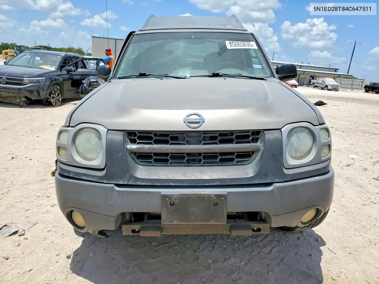 2004 Nissan Xterra Xe VIN: 5N1ED28T84C647511 Lot: 85603835