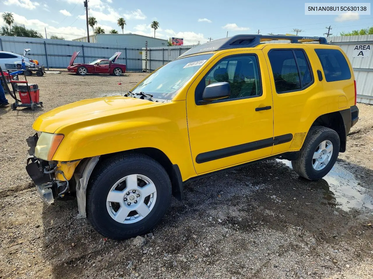 2005 Nissan Xterra S VIN: 5N1AN08U15C630138 Lot: 55407016