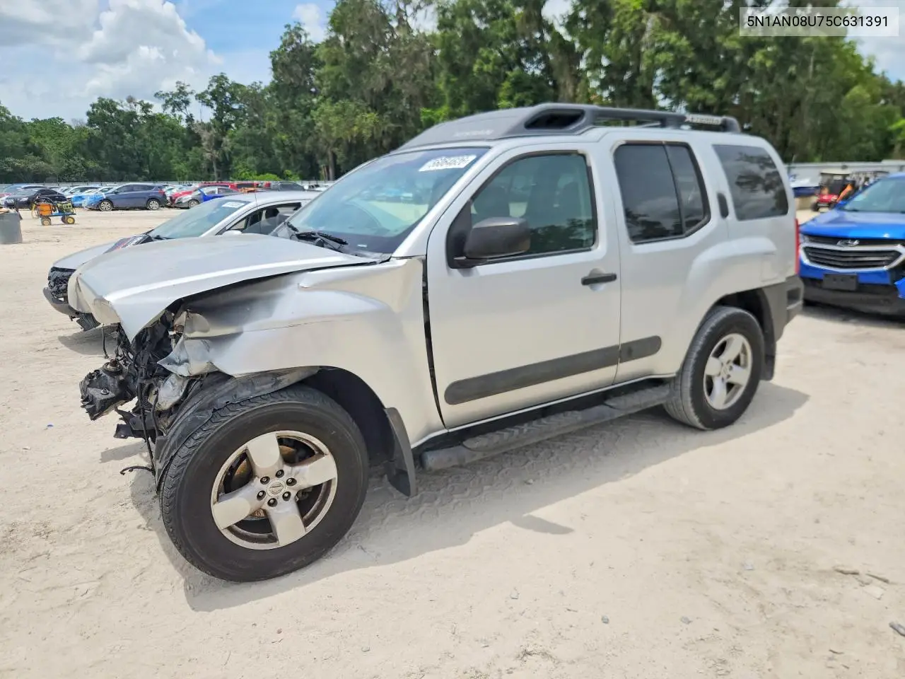 2005 Nissan Xterra S VIN: 5N1AN08U75C631391 Lot: 56064626