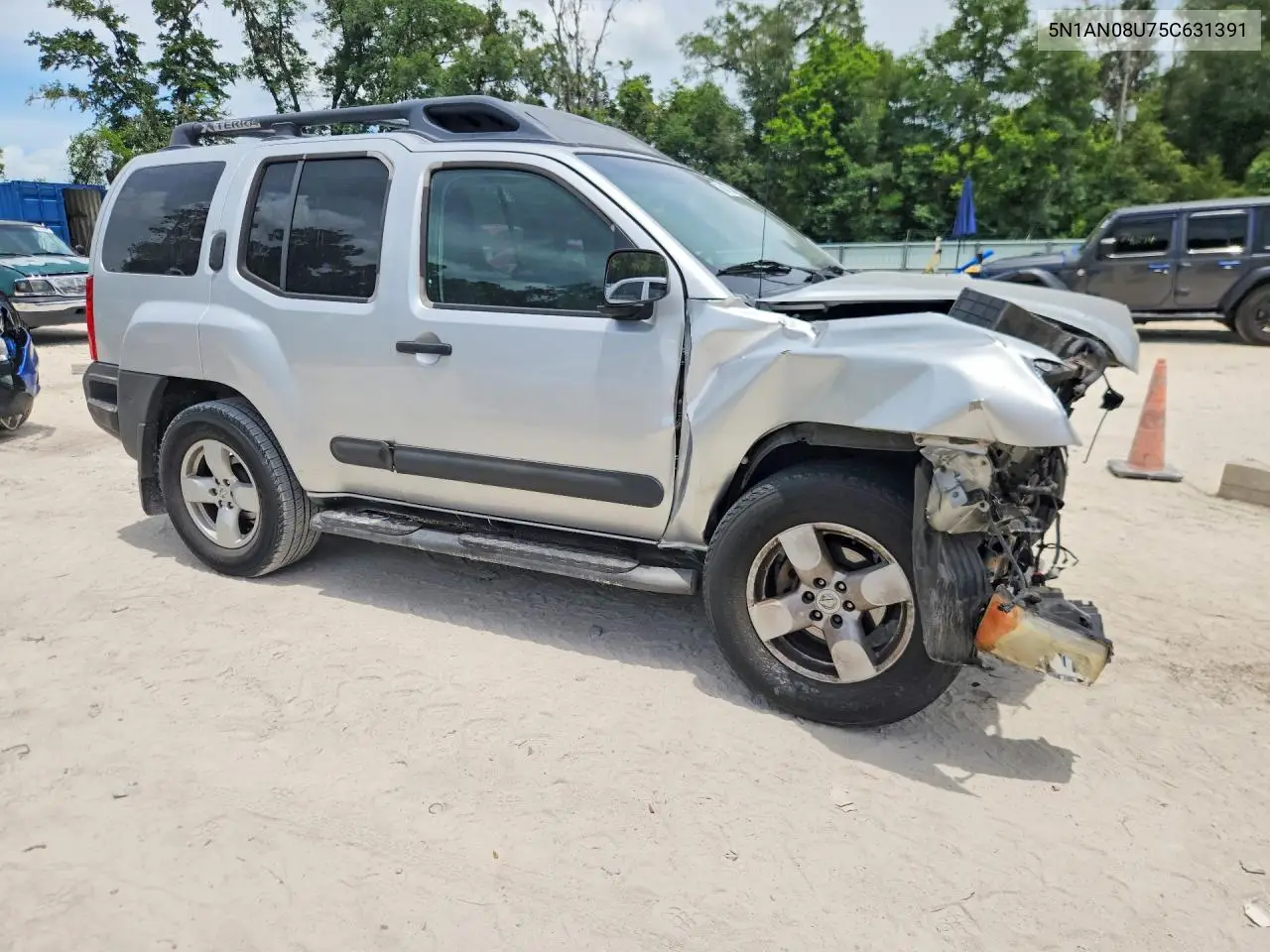 2005 Nissan Xterra S VIN: 5N1AN08U75C631391 Lot: 56064626