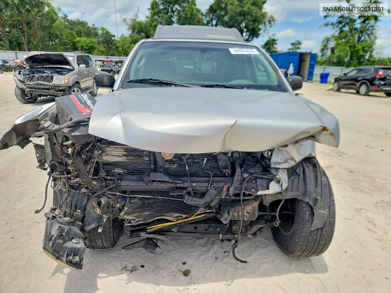 2005 Nissan Xterra S VIN: 5N1AN08U75C631391 Lot: 56064626