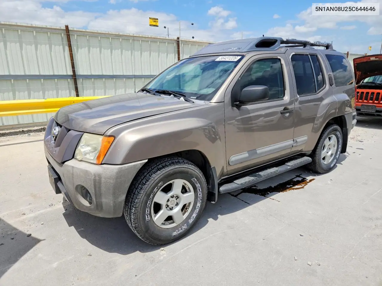 2005 Nissan Xterra VIN: 5N1AN08U25C644646 Lot: 56431226