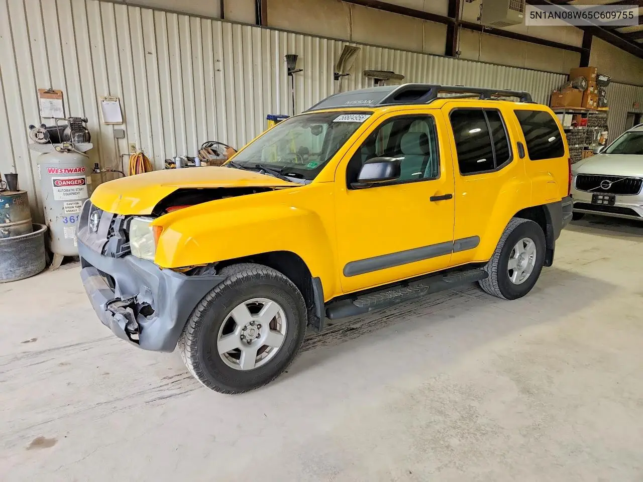 2005 Nissan Xterra S VIN: 5N1AN08W65C609755 Lot: 58804956