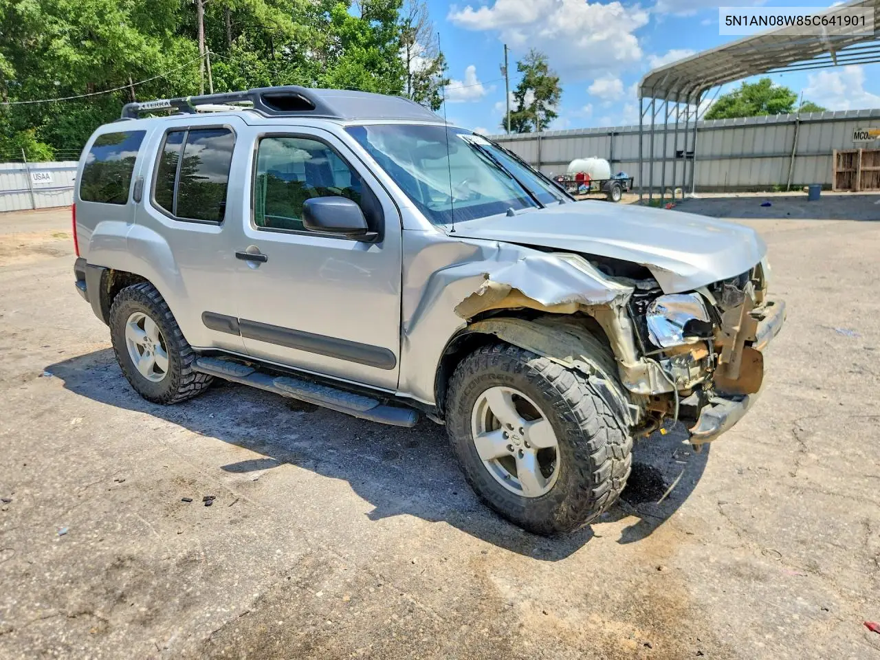 2005 Nissan Xterra S VIN: 5N1AN08W85C641901 Lot: 58953216