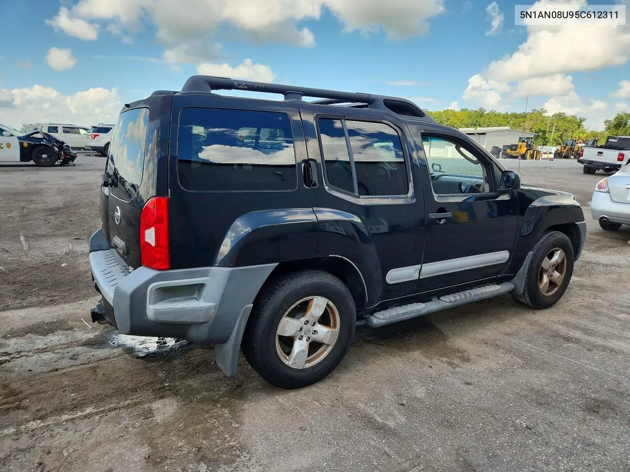 2005 Nissan Xterra Off Road/S/Se VIN: 5N1AN08U95C612311 Lot: 59367176