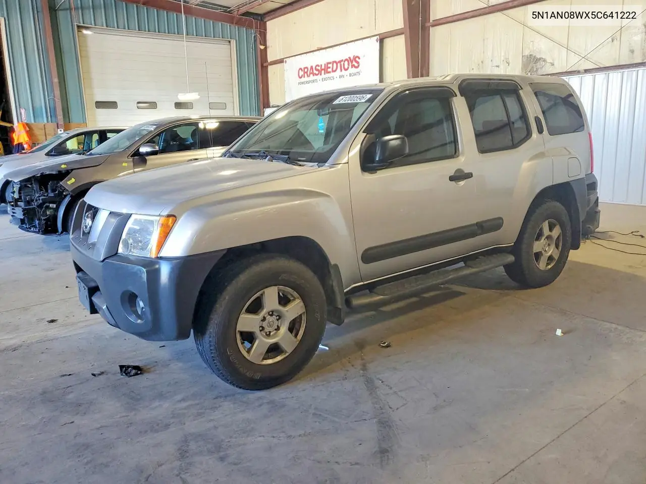 2005 Nissan Xterra S VIN: 5N1AN08WX5C641222 Lot: 61200596