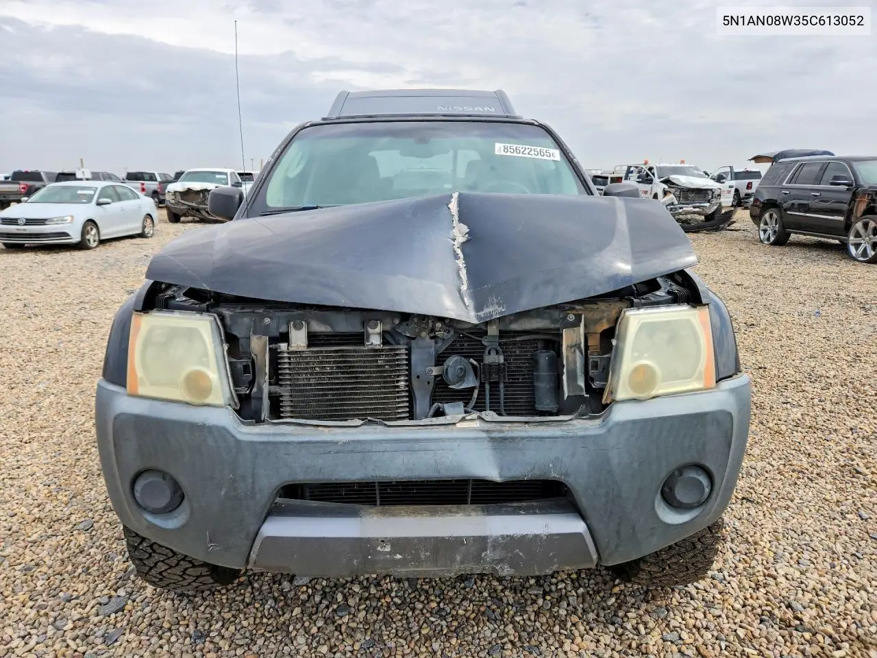 2005 Nissan Xterra S VIN: 5N1AN08W35C613052 Lot: 85622565