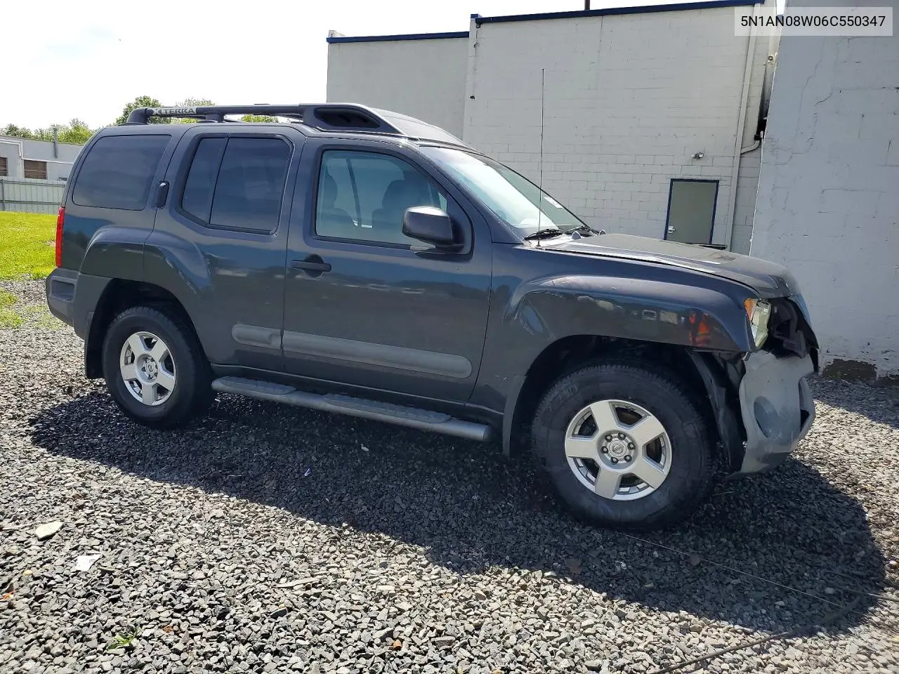 2006 Nissan Xterra X VIN: 5N1AN08W06C550347 Lot: 54937146