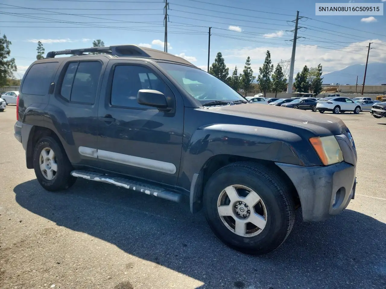 2006 Nissan Xterra VIN: 5N1AN08U16C509515 Lot: 55069536