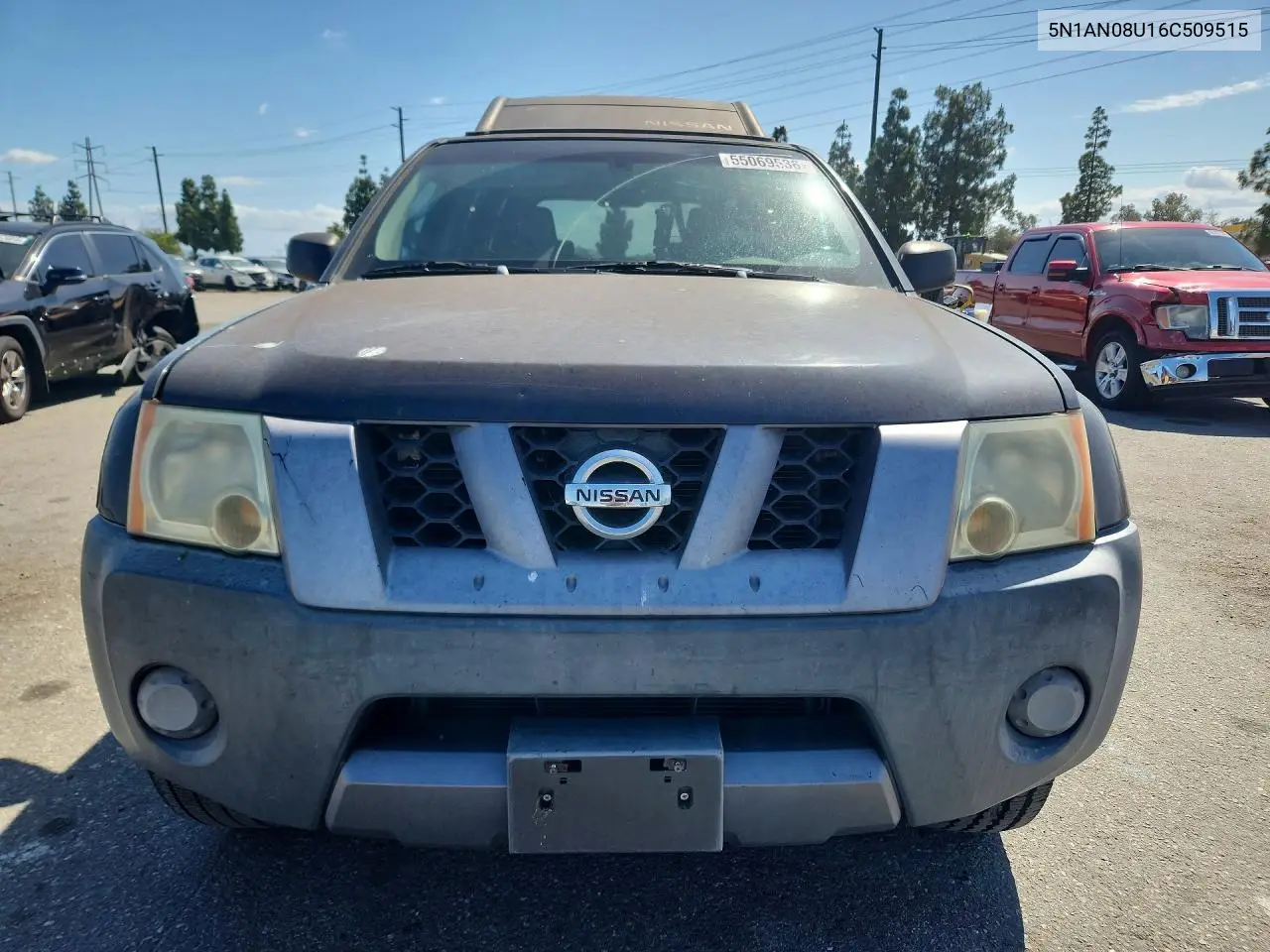 2006 Nissan Xterra VIN: 5N1AN08U16C509515 Lot: 55069536