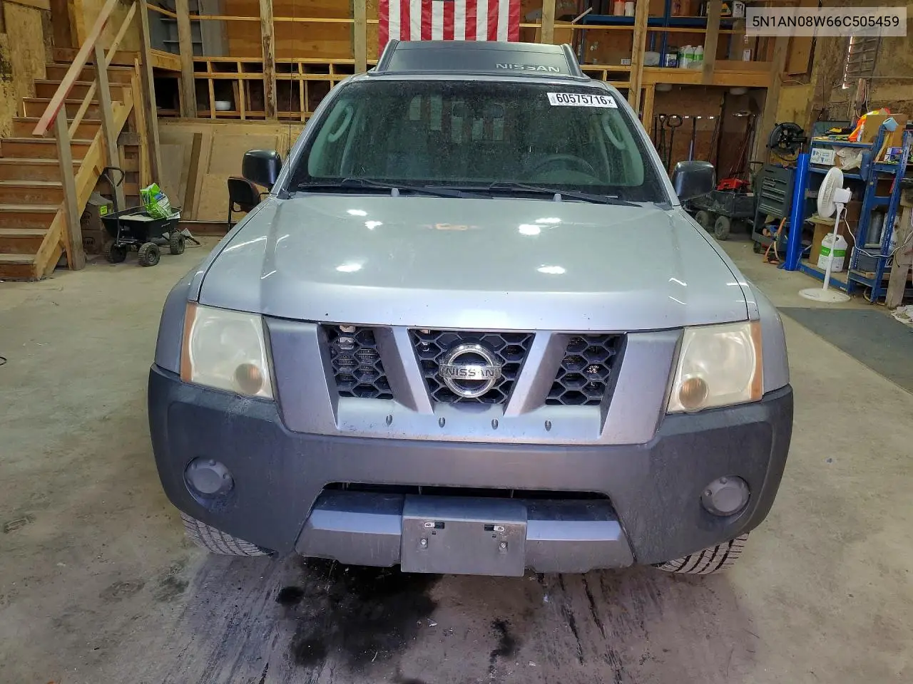 2006 Nissan Xterra Off Road/S/Se VIN: 5N1AN08W66C505459 Lot: 60575716