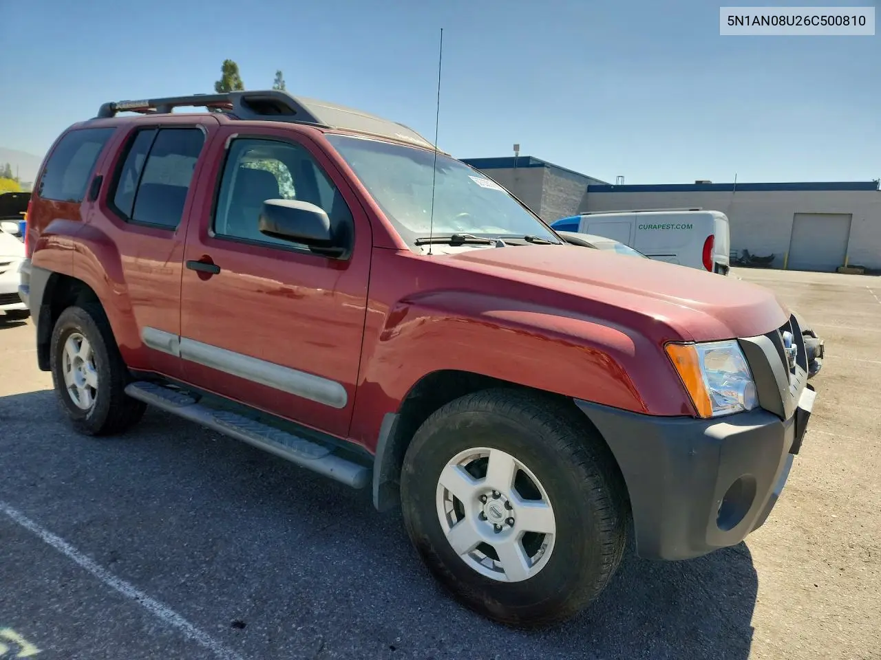 2006 Nissan Xterra X VIN: 5N1AN08U26C500810 Lot: 60723516