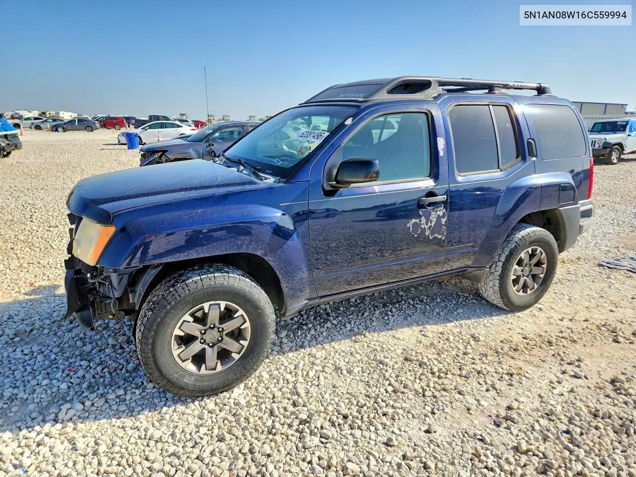 2006 Nissan Xterra X VIN: 5N1AN08W16C559994 Lot: 62081496
